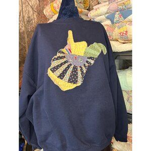 Custom State Vintage Quilt Sweatshirt WV, Texas, Florida, Any State